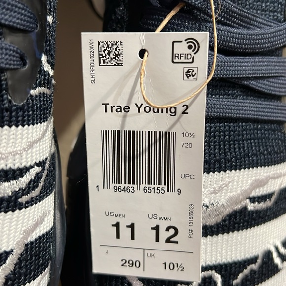 Brand New Adidas NBA’s Trae Young 2 Atlanta Hawks Superstar Point Guard Sneakers - Picture 7 of 8
